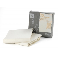 Set de 2 draps housse pour lit Alma Mini - Naturel